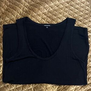 Who What Wear Classic Black Tank Top